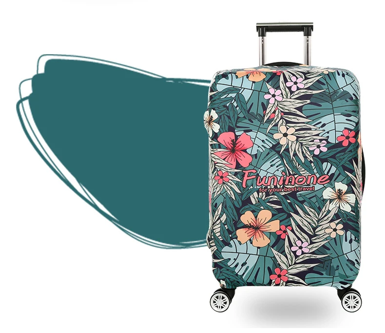 Аксессуары для путешествий, чемодана Защитная крышка чемодан багажа пыли Обложка Эластичность цветы ствол комплект чехол для чемодана