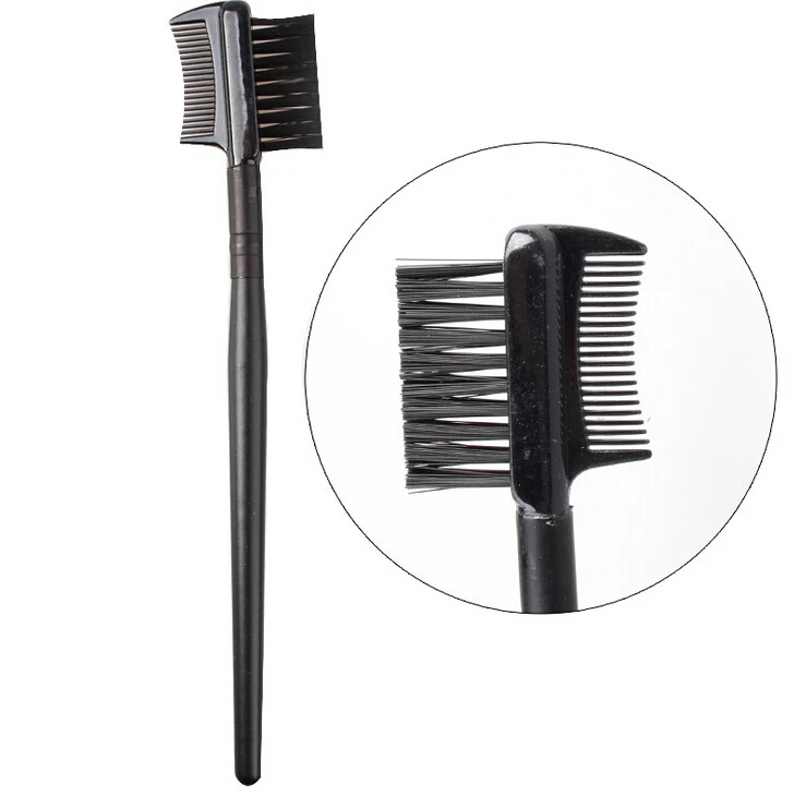 2PCS Makeup Brushes Eyelash Brush + Eyebrow Comb Makeup Brush Set Professional Volume Eyelashes Free Shipping 5