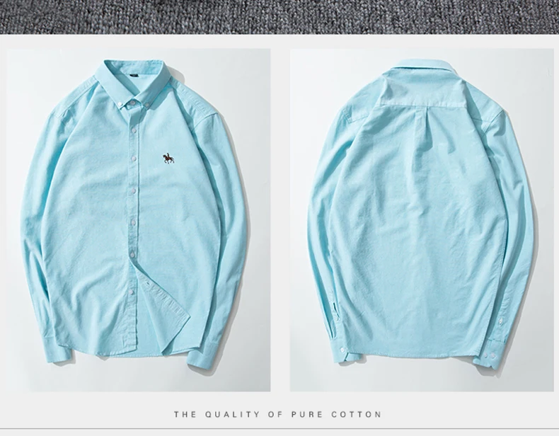 S-6XL плюс размеры новый Оксфорд ткань 100% хлопок Отличные удобные slim fit кнопка воротник бизнес для мужчин рубашки домашние мужчи