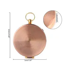 1 шт. винтажные медные карманные часы с откидной крышкой, Компасы для кемпинга, пеших прогулок, мореходный Морской Компас для выживания