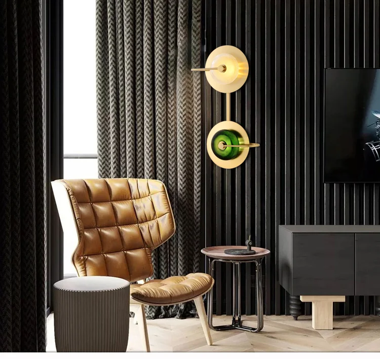 Corredor da Escada Luz de Parede Moderna Luxo Sala Estar Designer Criativo Simples Quarto Lâmpada Parede Pós 2 estar designer criativo simples quarto corredor da escada lâmpada parede