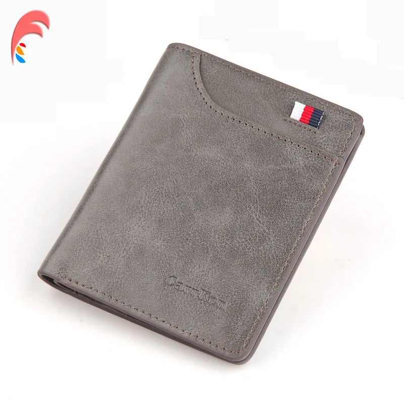 

Carrken Men Wallet Purse Money Bag Fashion PU Soft Leather Male Mini Wallet Card Holder Hasp Coin Pocket Slim Purse Wallet Men