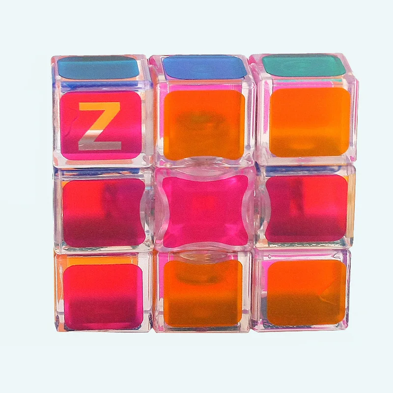 1x1x3 3x3x3 кристально прозрачный матовый Скраб головоломка Cubo Развивающие игрушки для детей gxwj - Цвет: level one