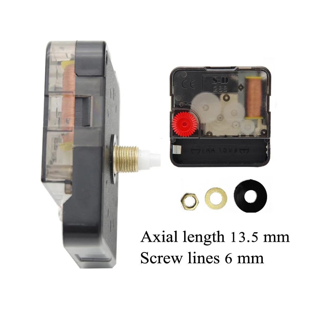 

Hands kit Replacement Attachment Repair Parts Tools Quartz Clock Movement Sweep Mechanism Silent DIY Accessory Shaft