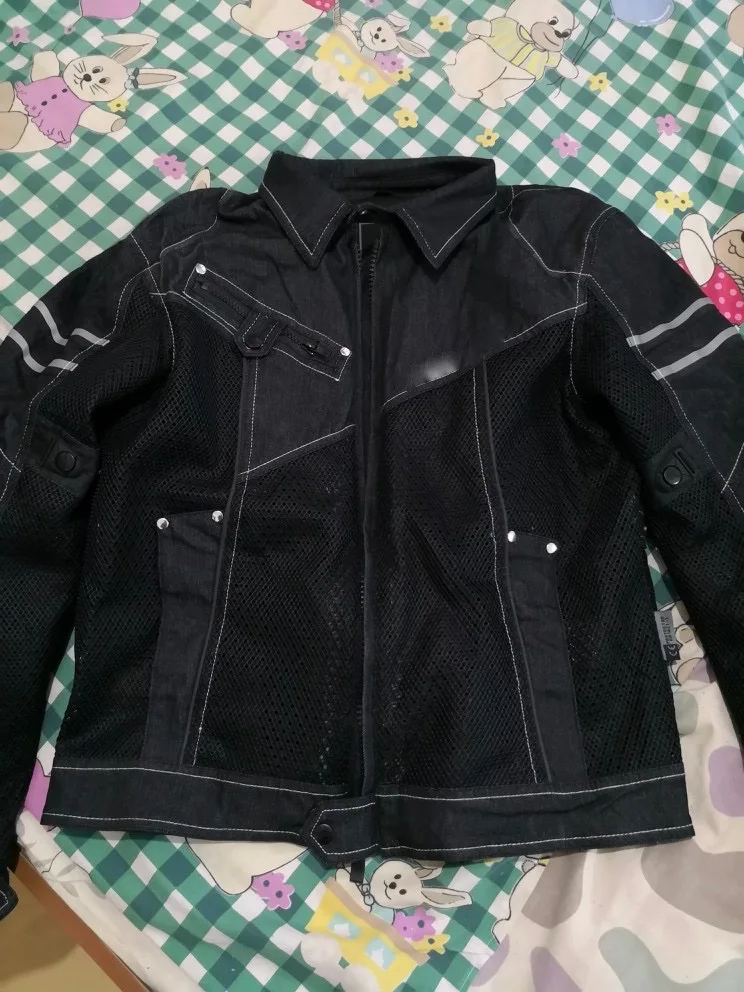 JK-006 Vintage Denim Mesh Jacket a5