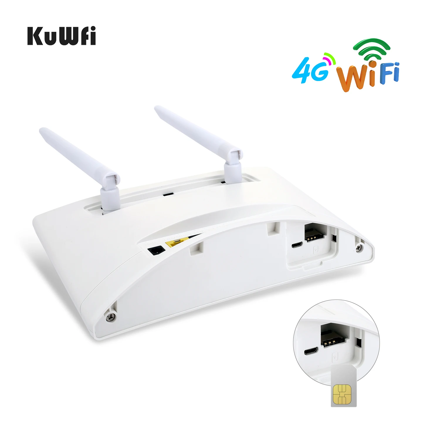 KuWfi 4G LTE маршрутизатор 150 Мбит/с беспроводной роутер CPE 3g/4G sim-карта Wifi маршрутизатор поддержка 4G к проводной сети до 32 устройство Wi-Fi