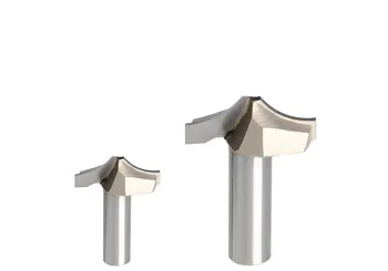 

1pc High Hardness Trim Engraving Router Bit R Angle Mill Cutter Woodworking Letter Carving and Bottom ClearingTool Vx1-2x1-1-4