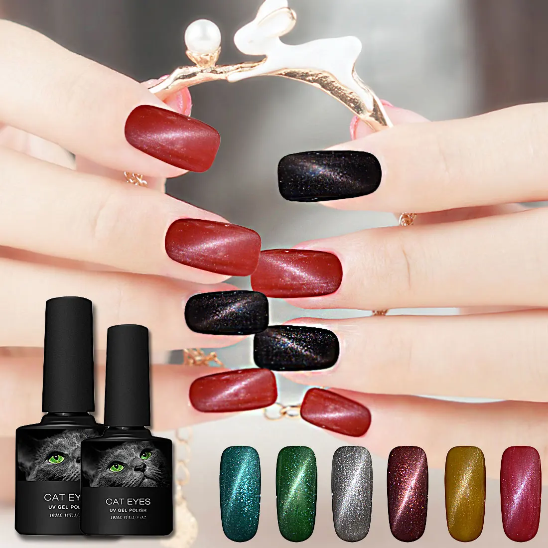 New arrival Diamond Colors Cat Eyes Gel Polish UV Nail Gel