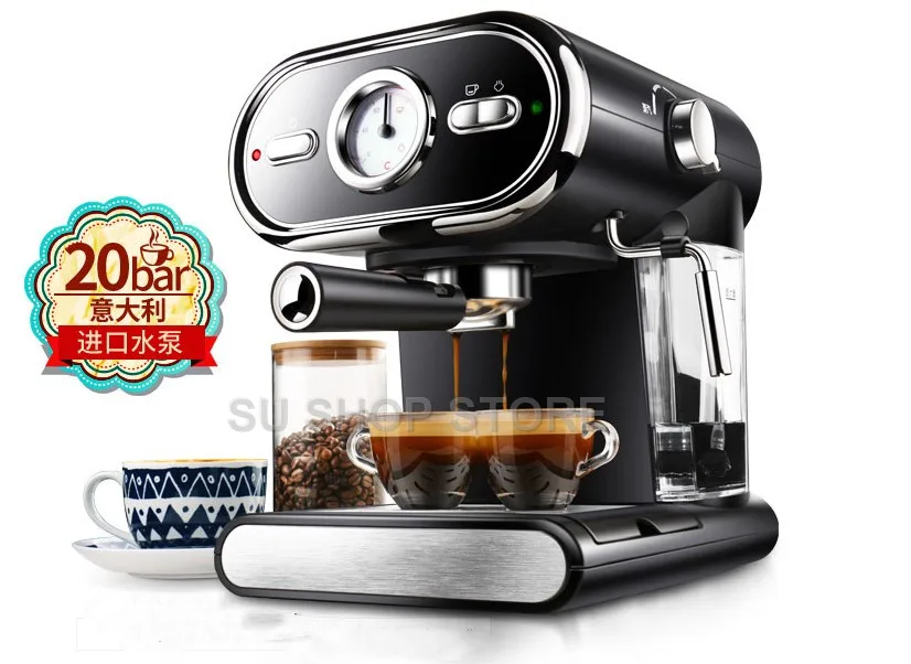 Italian Coffee Machine DL-KF5002 Semi-automatic Home Visualization Full Temperature Control 20BAR