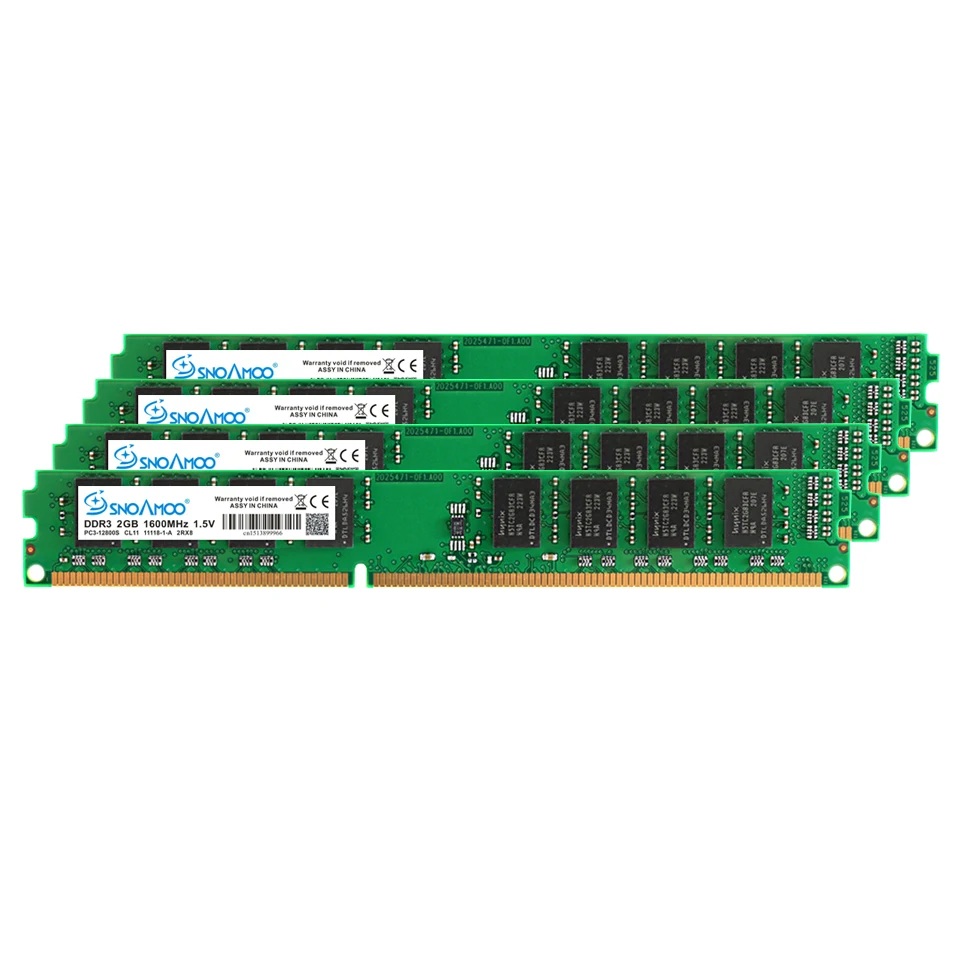 SNOAMOO компьютер ram DDR3 8 Гб 1333 МГц 240pin CL9-CL11 4G 2G 1600 МГц для AMD Intel DIMM Настольный ПК Память пожизненная Гарантия