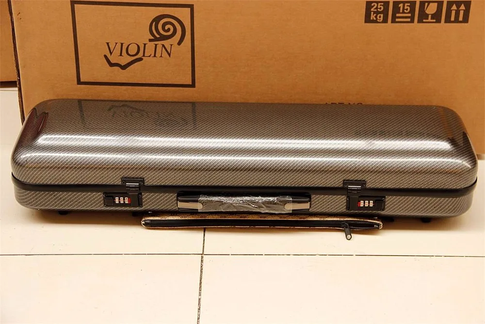 

High Quality Violin 4/4 Full Size Composite Carbon Fiber Case Bow Holders