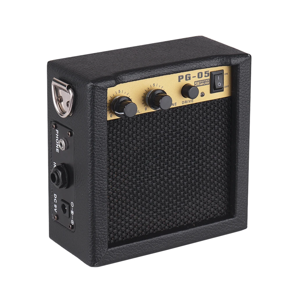 Деревянный мини усилитель для гитары Amp Speaker 5 Вт с 6 35 мм входом 3 выход наушников