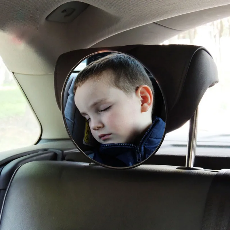 Автомобильное детское зеркало для заднего сиденья кристально чистый вид младенец в задней стороне Небьющийся Регулируемый 360