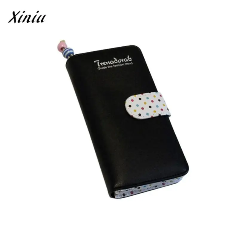 

Women's Long Wallet Cute Dots Coin Purse Clutch Card holder Womens wallets and purses Portefeuille femme