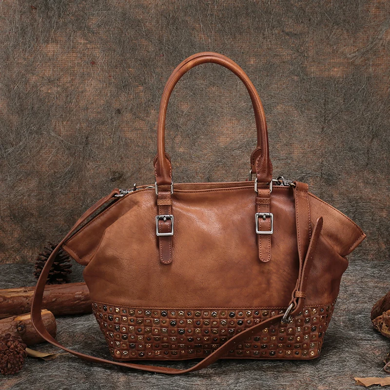 Bag Genuine Cow Bags Rivet Clearance 6