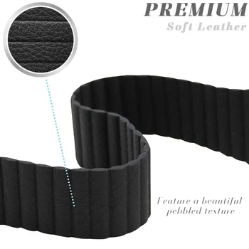

Genuine Leather strap for apple watch 5 44mm 40mm correa iwatch 4 44mm apple watch 3 2 1 42mm 38mm Accessories Magnetic Closure