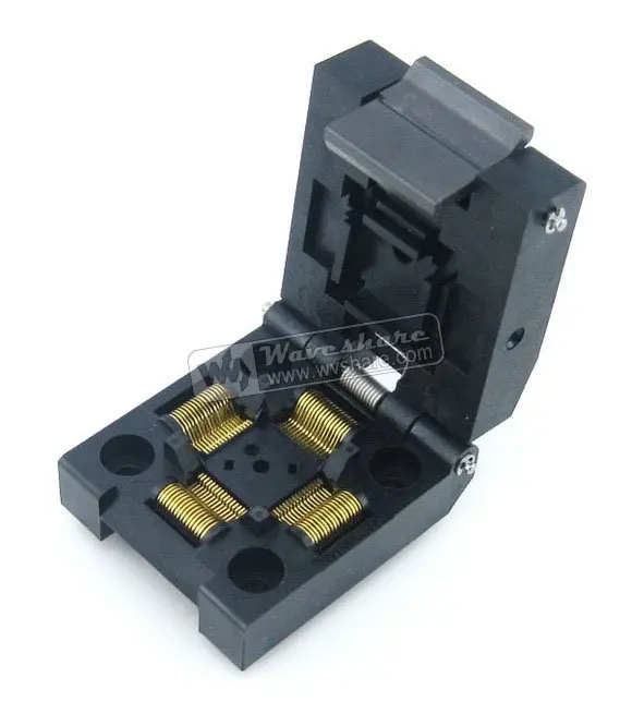 QFP64 TQFP64 FQFP64 PQFP64 IC51-0644-807 Yamaichi QFP IC тест-запись гнездо адаптера программирования 0,5 мм шаг