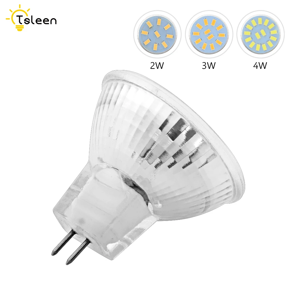 

4Pcs Led Spotlight Bulb MR11 Led Lamp AC / DC 24V 2W 3W 4W 5733 SMD Energy Saving Bombillas Lampada Replace Halogen Bulbs