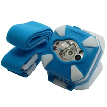 10 шт./лот новейший умный ИК-датчик мини 4 режима CREE светодиодный налобный фонарь для кемпинга, велоспорта, рыбалки