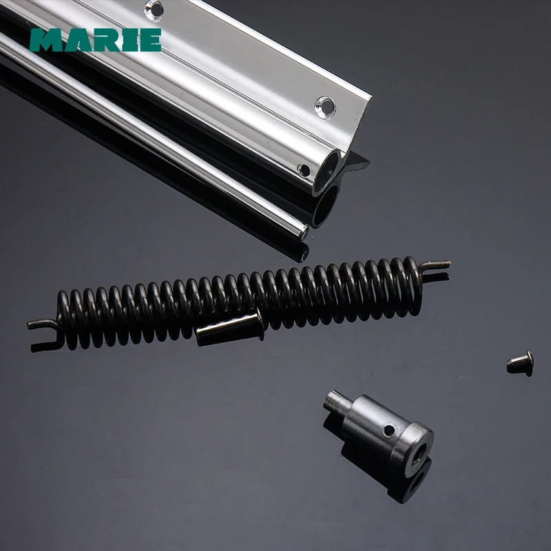 1pc Reliable Aluminum Door Closer Adjustable Surface Mounted Spring Automatic Door Closers for Home Hotel Room Doors