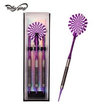 

3pcs / Box High quality Professional 18g steel copperaluminum shaft Soft tip dart toys to throw on dart boards yezlieying11