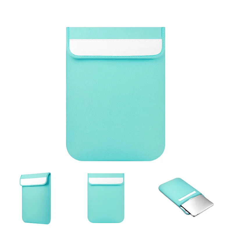 Mint Green Neoprene Laptop Notebook Sleeve Bag for Macbook Pro Air