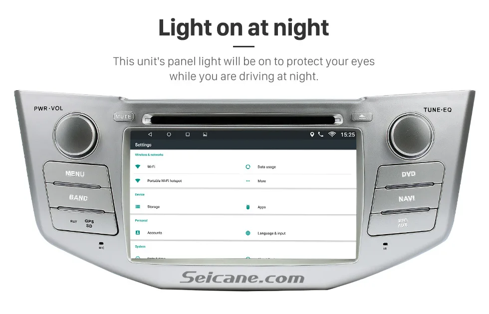 Top Seicane 2Din Android 8.0 HD7" Car Radio GPS Multimedia Player With 3G WIFI For Lexus RX 400h RX 330 RX 350 RX 300 Toyota Harrier 18
