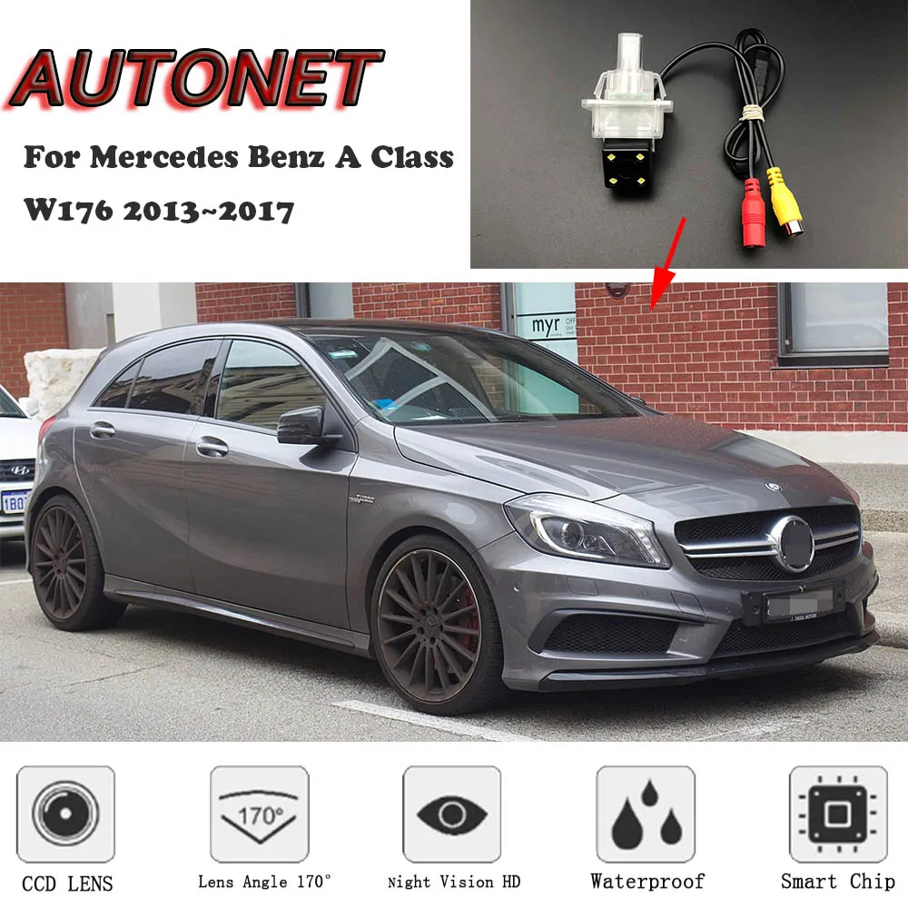 AUTONET резервная камера заднего вида для Mercedes Benz A Class W176 2013 камера ночного видения/номерного знака