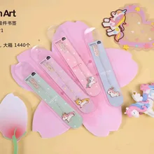 1 шт. металлическая закладка Мультфильм подвеска «Единорог» держатель книги Bookmarks для книг канцелярский школьный офисный поставка Escolar Papelaria