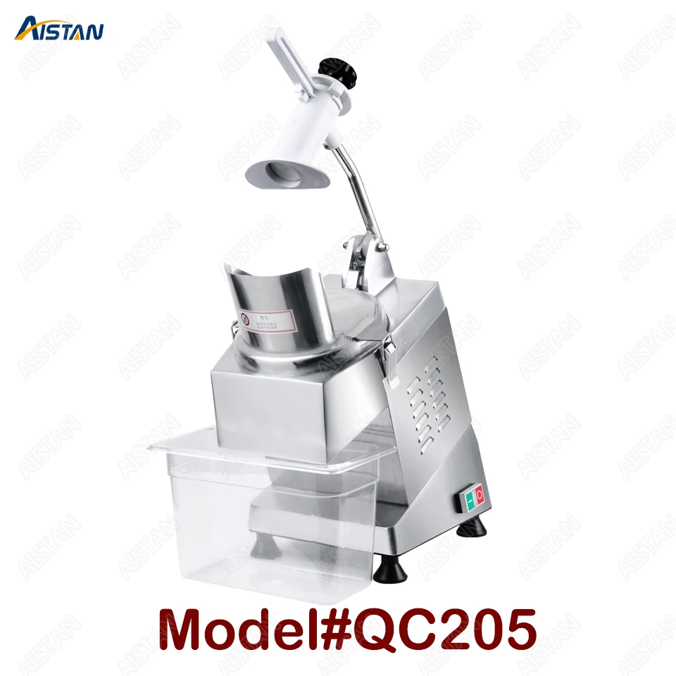 

QC205 electric multi-purpose vegetable fruit cheese cutter dicing, cubing, slicing, stripped, grater slicer or shredded machine