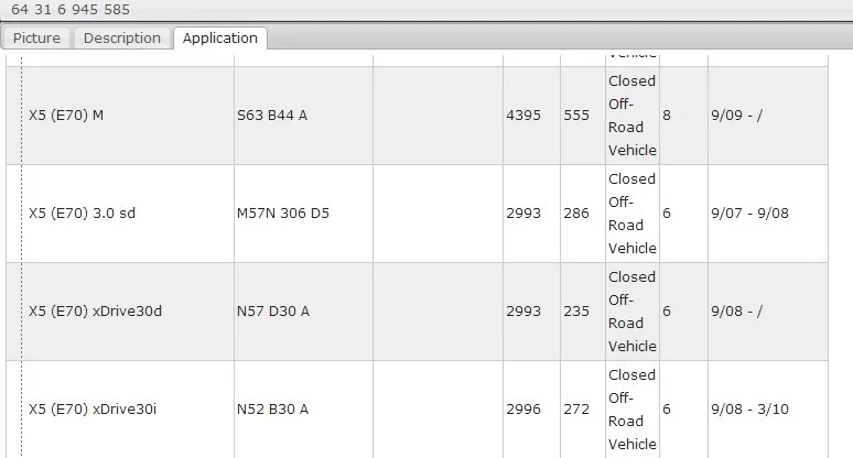 Салонный фильтр подходит для BMW 5x5x6 E70 E71 OEM: 64316945585# rt184c