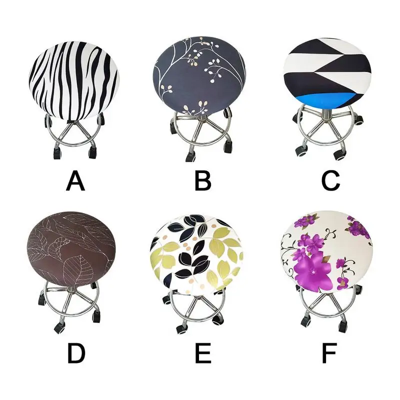 2020 Round Chair Cover Bar Stool Cover Elastic Seat Cover Home Chair