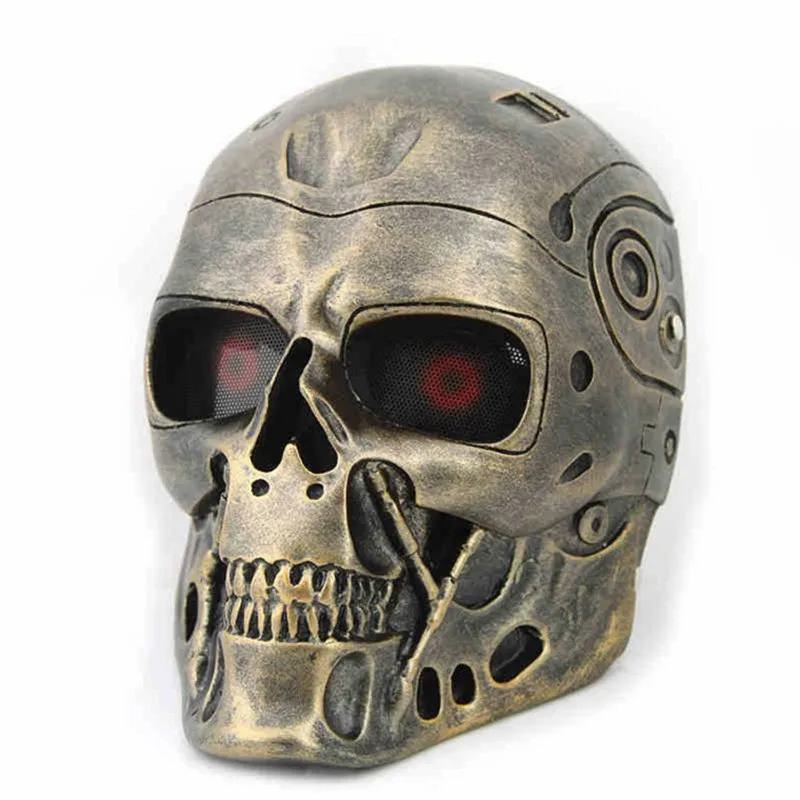 

Terminator masks skull airsoft mask halloween scary masks masquerade maske realistic paintball masque horror cos