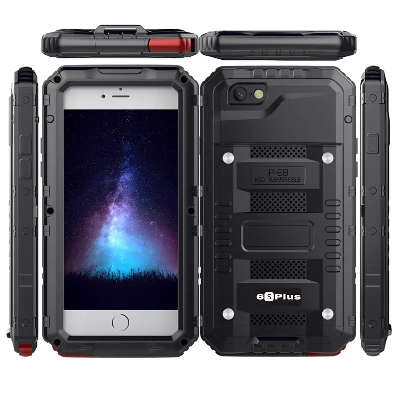 Metal Aluminum waterproof case for iphone 7plus (35)