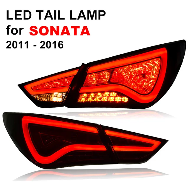 LED Tail Lamp for Hyundai Sonata 2011 2012 2013 2014 2015 2016 Red