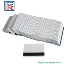 3 трек Hi-Co пустой ПВХ магнитной полосой карты с CR80 ISO стандартный размер печати 200 шт./партия