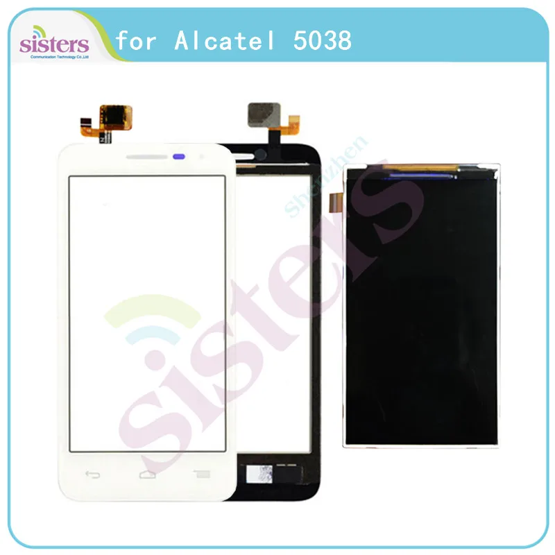 Оригинальный ЖК дисплей для Alcatel One Touch POP D5 5038 экран + сенсорный дигитайзер OT5038 в