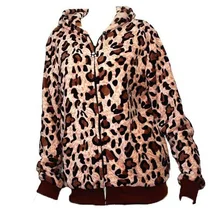 Unisex Autumn And Cartoon Modeling Midnight Costume Loose Coat Hoodie Sweater Lovely Small Monsters Leopard Leopard Print Lint