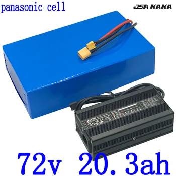 شراء72V 20AH بطارية 72V 20AH 18AH 15AH دراجة كهربائية بطارية 72V 2000W 3000W ليثيوم بطارية سكوتر كهربائي استخدام Panasonic الخليوي
