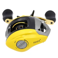FDDL Рыболовная катушка Pesca baitcasing катушка 10+ 1 BB шариковый Подшипник 6,3: 1 Наживка литья Рыболовная катушка односторонняя муфта левая/правая рука