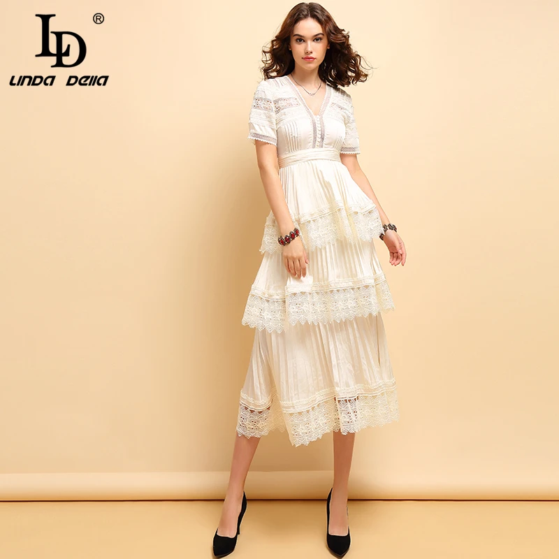 LD LINDA DELLA 2020 Fashion Spring Summer Dress