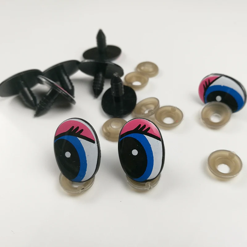 50pcs DIY Doll cartoon eyes safety eyes for toys Handmade Plastic eye