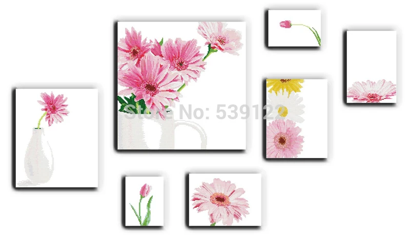 Набор для рукоделия flosage набор 14CT DMC Счетный вышивки крестиком китайский узор