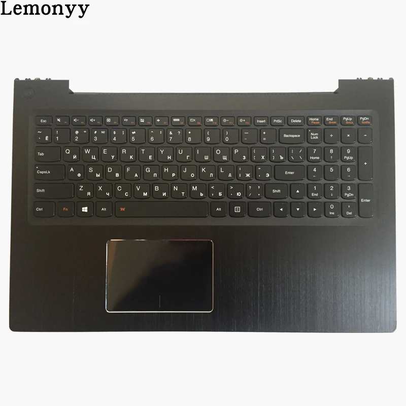 Новая русская клавиатура для lenovo IdeaPad U530 черный RU Клавиатура ноутбука с Palmrest крышка 90204072 подсветкой