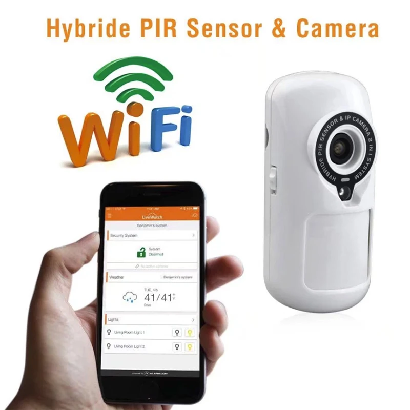 Wireless WIFI Indoor PIR Camera 960P with video recording function night vision motion detection mobile phone app | Безопасность и