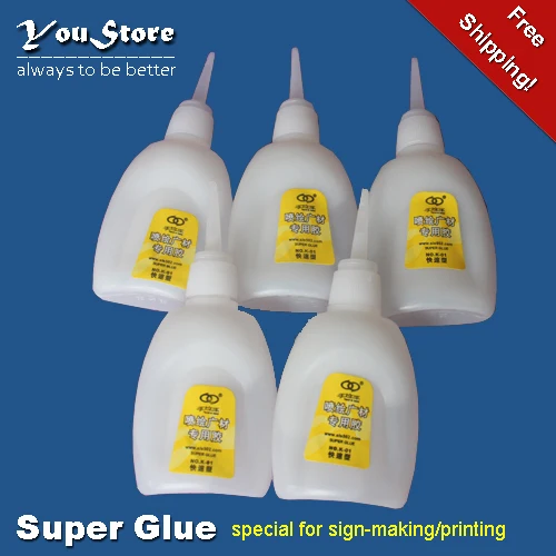 Super Glue for Flex Banner Acrylic Letter PVC Shoes PVC plastic Cloth 5