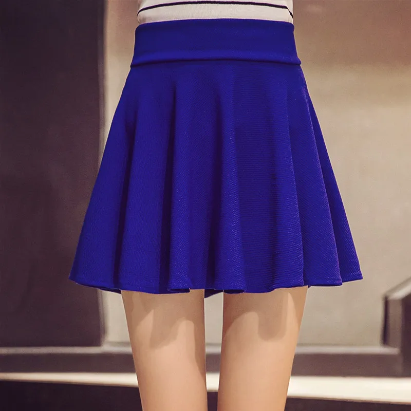 Danjeaner M-5XL 10 Colors Women's High Waist Pleated Skirts Pants 2018 Summer Super Elastic Mini Skirts Faldas Mujer Saias Danjeaner M-5XL 10 Colors Women's High Waist Pleated Skirts Pants 2018 Summer Super Elastic Mini Skirts Faldas Mujer Saias