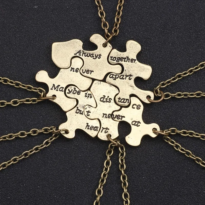 Bronze Irregular Geometric Pendant 