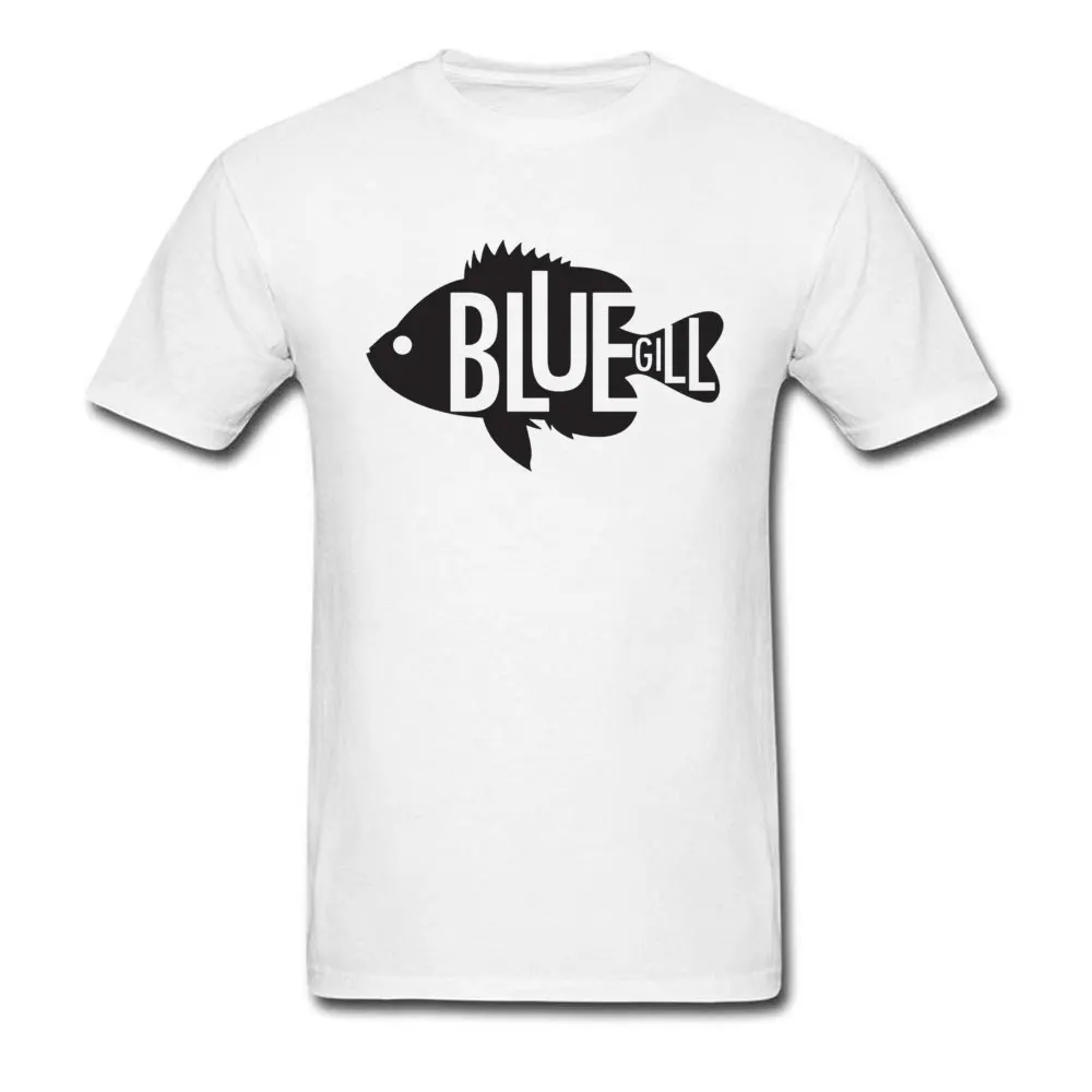 Bluegill 10973 Short Sleeve Tops & Tees ostern Day Round Collar 100% Cotton Man T Shirts Leisure Top T-shirts 2018 Discount Bluegill 10973 white