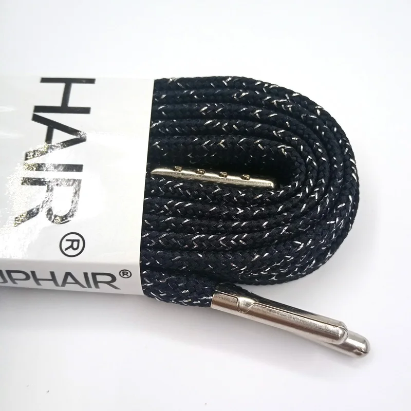1-12 Pairs schwarz silber Sholaces cordones anchos zapatilla Metall Schuh blei sznurowadla schnürsenkel schnürsenkel lacets chaussures de lacets
